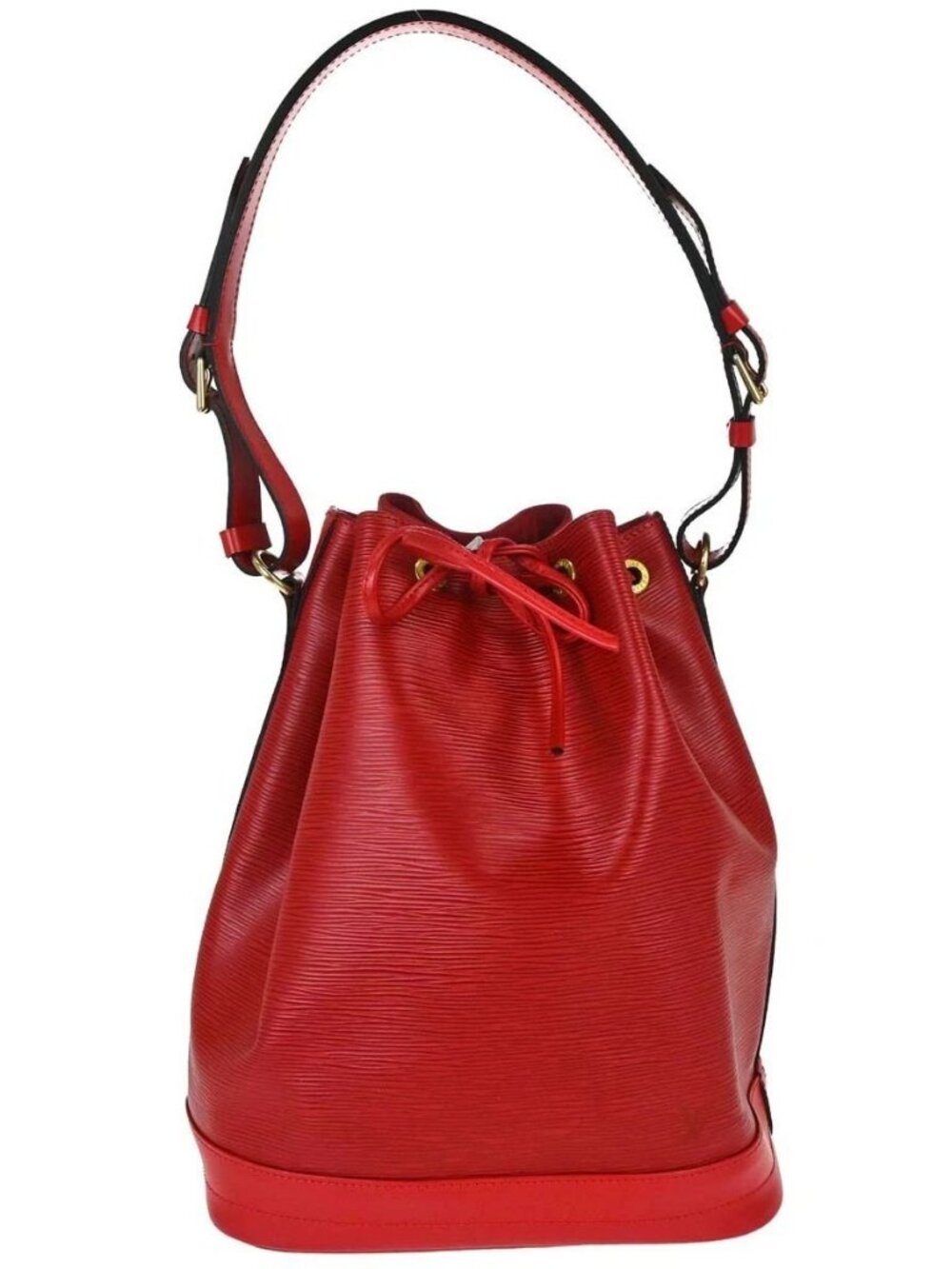 Louis Vuitton Red Epi Noe Shoulder Bag M44007